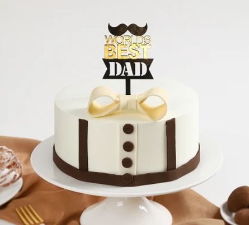 Fathers Day Bow Tie Semi-Fondant Cake | cake