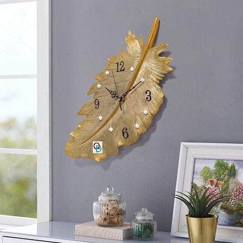 Leaf Wall Clock